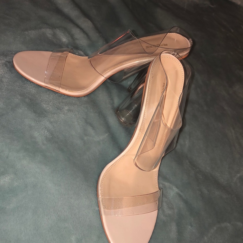 Clear Heeled sandals